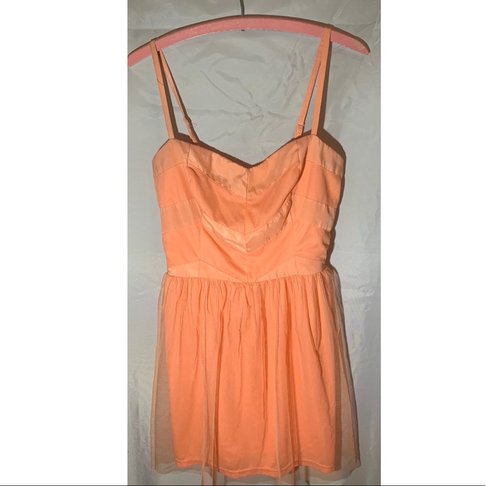 Charlotte Russe coral tulle dress!